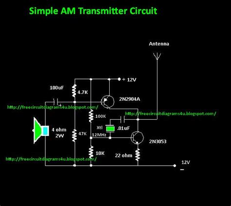 Free Circuit Diagrams 4u Simple Am Transmitter Circuit Diagram