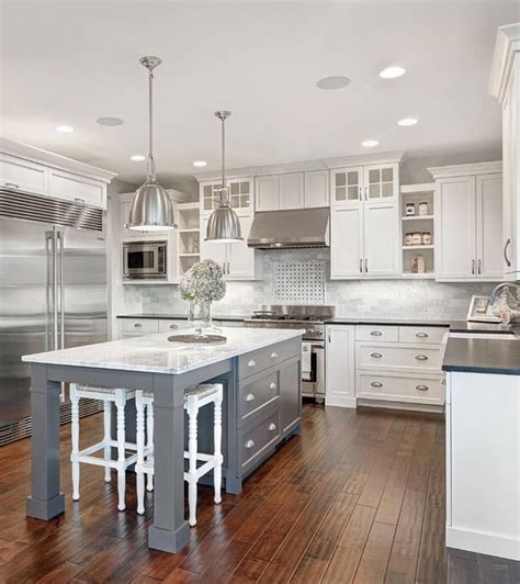 You can look after your white kitchen island with granite top by dusting its surface with a microfiber cloth on a regular basis. 15+ Impressive & Cool Kitchen Island Design Ideas