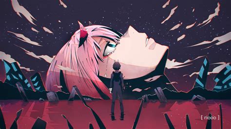 Darling In The Franxx Face Of Zero Two And Back View Hd Anime Wallpapers Hd Wallpapers Id 41545