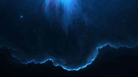 Blue Nebula Uhd K Wallpaper Pixelz Cc