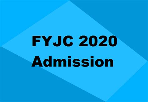 Fyjc 2020 Application Admission Dates Eligibility Cut Off And Fees