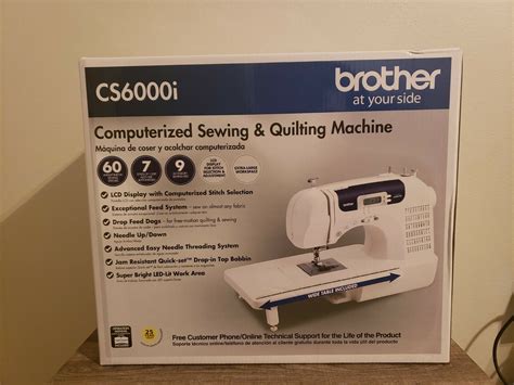 For Sale Used Brother Cs6000i 60 Stitch Computerized Sewing Machine