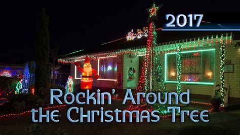 Ryans Christmas Lights 2017 Rockin Around The Christmas Tree Youtube