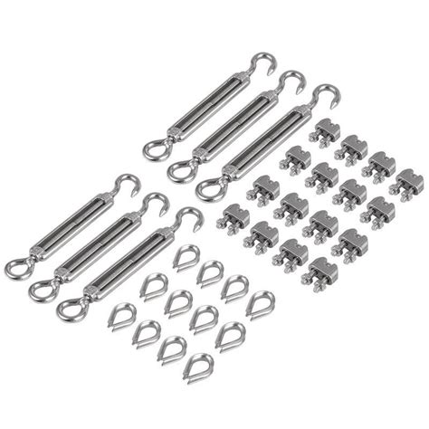 Buy Stainless Steel Clip And Turnbuckle Kit Basket Screws Wire Rope
