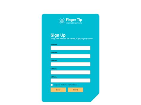 Sign Up By Rodney Addo On Dribbble