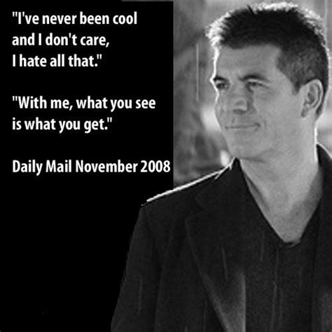 You don't get to say it's not a big thing. Simon Cowell; love his philosophy in 2019 | Simon cowell ...