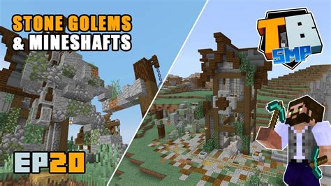 Stone Golem And New Buildings Truly Bedrock Season 2 20 Minecraft