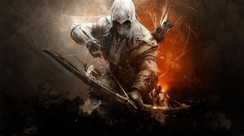 Assassins Creed 3 Connor Hd Desktop Wallpaper Widescreen High