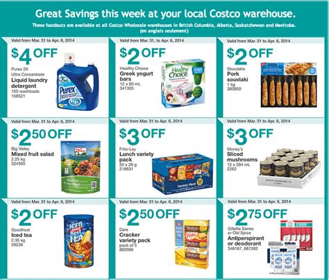 Costco Canada Western Weekly Instant Handouts Coupons Flyers In