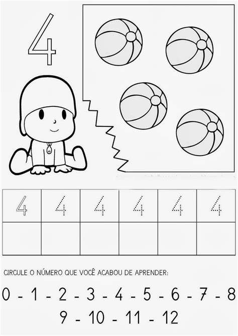 Atividades Com Numero 4