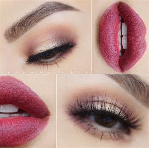 Love This Soft Smokey Eye Paired With A Deep Berry Lip We This
