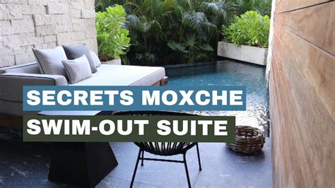 Secrets Moxche Preferred Swim Out Suite Room Tour Secrets Moxche Swim Up Youtube