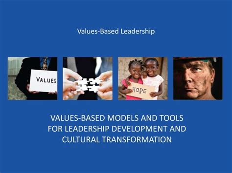 Values Based Leadership Richard Barrett Ppt