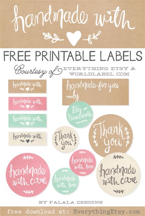Best Of Free Printable Tags Labels For Handmade Ts Oh You Crafty Gal