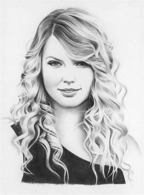 Taylor Swift 4 By Hong Yu Taylor Swift Drawing Drawing People Face