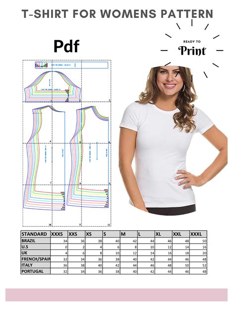 Printable T Shirt Sewing Pattern Ubicaciondepersonascdmxgobmx