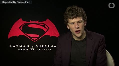 Jesse Eisenberg Would Be Lex Luthor Again Video Dailymotion