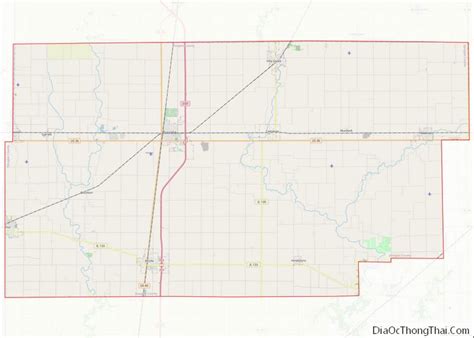 Map Of Douglas County Illinois Địa Ốc Thông Thái