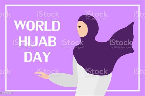 World Hijab Day Stock Illustration Download Image Now Adult Adults Only Cartoon Istock