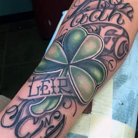 See more ideas about shamrock tattoos, shamrock, tattoos. 50 Shamrock Tattoo Designs For Men - Ireland Ink Ideas