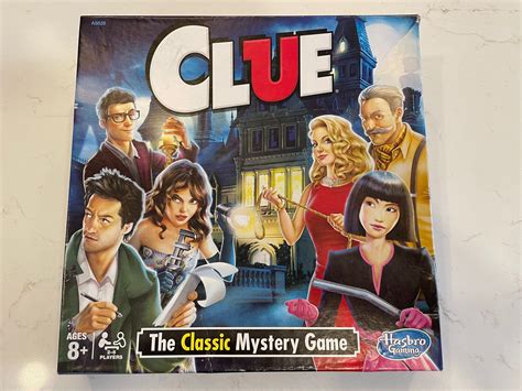 Clue Game Mystery Board Game Game For 2 6 Players For Ages 8 And Up