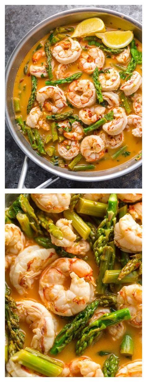 Who cares because this garlic lemon shrimp & asparagus skillet is a winning recipe and tasty anytime of year! Lemon Garlic Shrimp and Asparagus | Recipe (With images ...