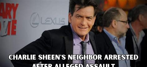 Charlie Sheens Shocking Encounter Neighbor Arrested For Alleged Attack Breaking News In Usa