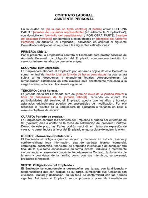 Modelo De Contrato Laboral Guatemala 2021 Modelo De Contrato Contrato