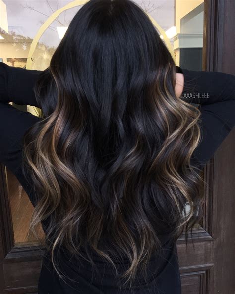 3 balayage colors for dark brown hair adding dimension and depth