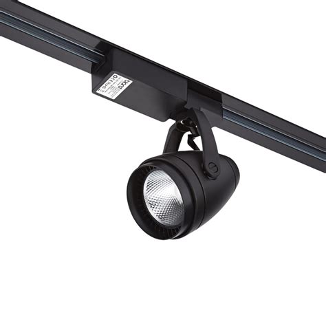 7w 12w Led Black Rail Track Spot Light Kits Ceiling Fixture 2m Or