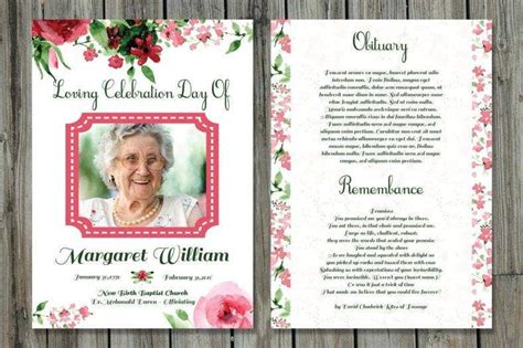 17 Funeral Memorial Card Designs And Templates Psd Ai Indesign Ms Word