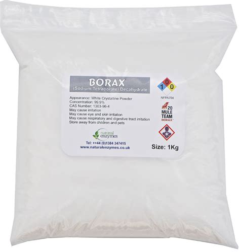Borax 1 Kg Bag Sodium Borate Clothes Will Be Cleaner Removes Dust