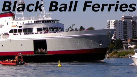 Mv Coho Black Ball Ferries Victoria Vancouver Island Canada Youtube
