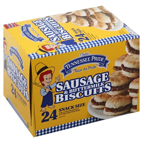 Sausage And Buttermilk Biscuits Snack Size Frozen Breakfast Sandwiches