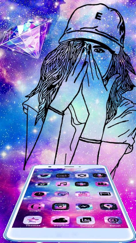Galaxy Sad Girl Themes And Wal Apk For Android Download