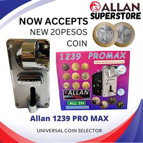 Allan Superstore Pcs Pro Max Universal Coin Slot Multi Selector