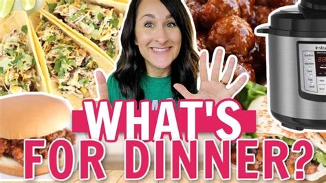 Tell me in the comments below! WHAT'S FOR DINNER - Using FREEZER Meals in INSTANT POT ...