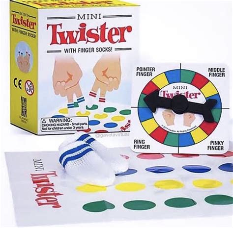Miniaturas Jogos Dedos Twister Produtoscriativos Finger Twister