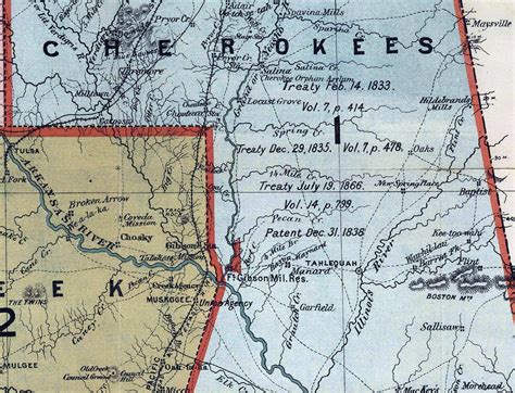 1885 Map Of Oklahoma Indian Territory Etsy