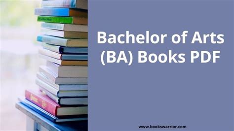 [2022] All BA Books PDF Download
