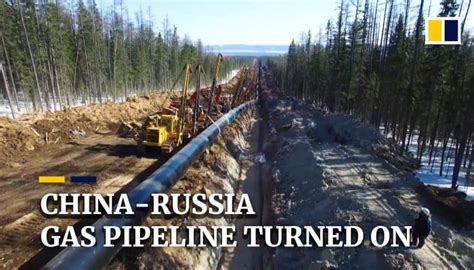 China And Russia Turn On Gas Pipeline ‘power Of Siberia As They Forge
