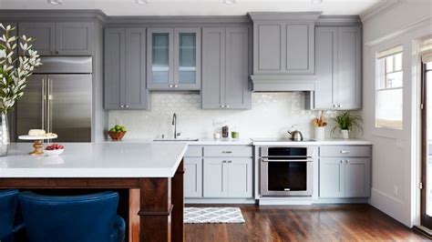 Of all the painting projects i have done to add more color interest to the backs of open cabinets, paint boards that are cut to the size of the cabinet backs. Why Should I Choose Gray Kitchen Cabinets? - The ...