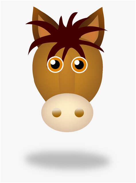 Cartoon Horse Face Drawing