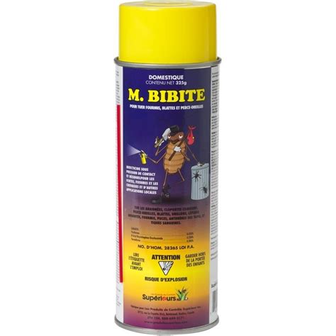 Insecticide à Vaporiser Mr Bug Pour Fourmis Blattes Et Perce Oreilles