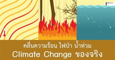 คลื่นความร้อน ไฟป่า น้ำท่วม Climate Change ของจริง (2) : เมื่อโลกเข้า ...