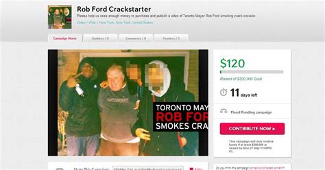 Toronto Mayor Rob Ford Caught In Crack Smoking Video Scandal