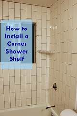 How To Build Shelves In A Tile Shower Images