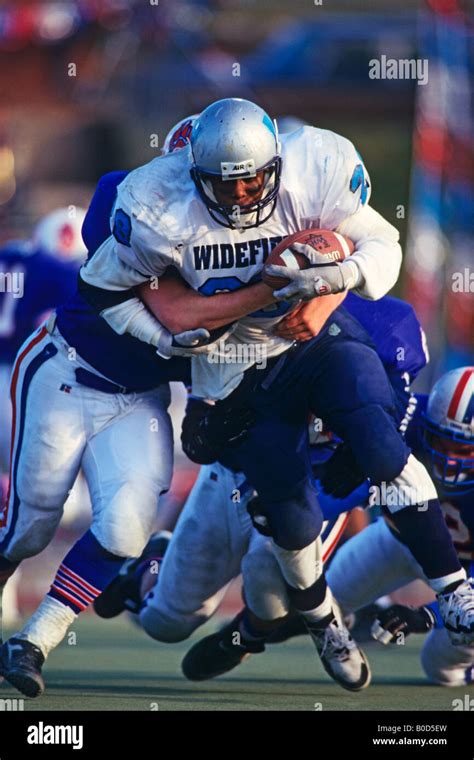 Football Players In Action Stock Photo Alamy