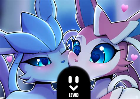 ~glaceon N Sylveon Co Op~cropped By R Mk On Deviantart