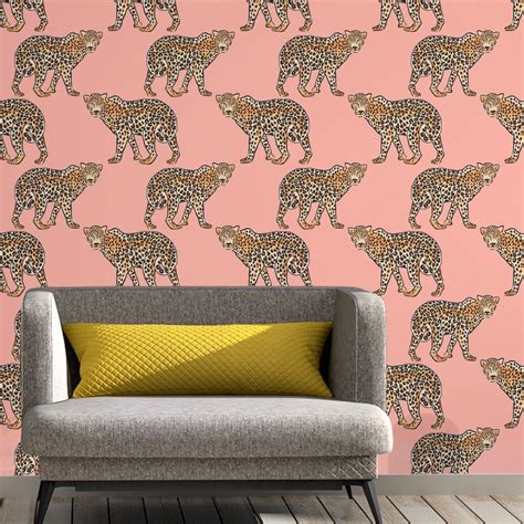 Jungle Leopard In 2021 Wallpaper Panels Peel And Stick Wallpaper